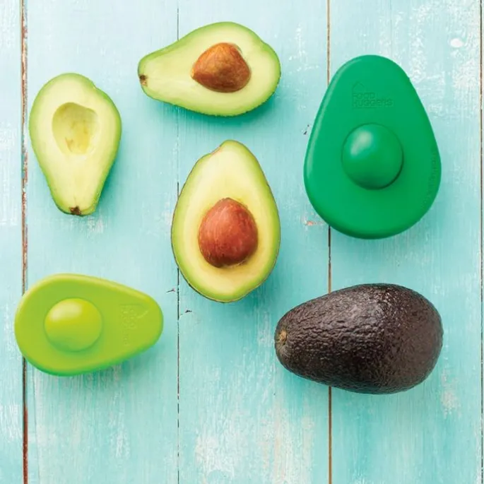 Tapas para conservar al vacío aguacates (2) - Silicona (sin BPA) - Food Huggers