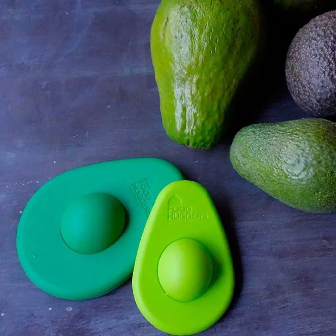 Tapas para conservar al vacío aguacates (2) - Silicona (sin BPA) - Food Huggers