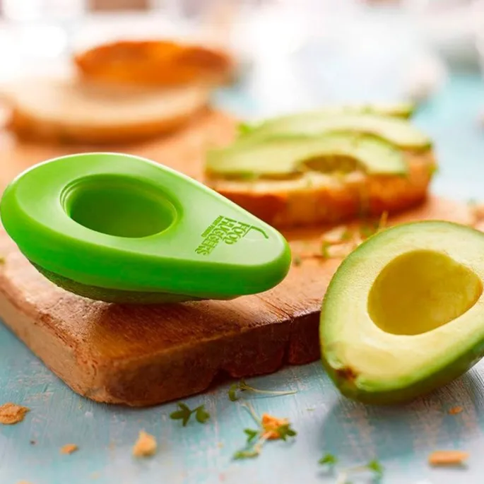 Tapas para conservar al vacío aguacates (2) - Silicona (sin BPA) - Food Huggers