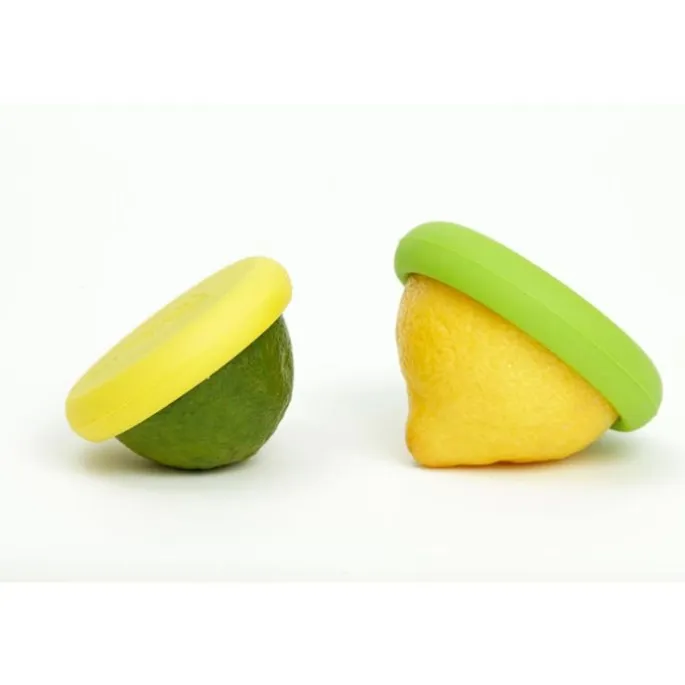 Tapas para conservar al vacío Greens (5) - Silicona (sin BPA) - Food Huggers