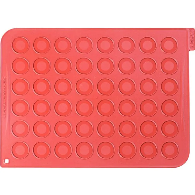 Tapete macarons 48 cavidades 3,5 cm - Silikomart