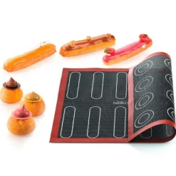 Tapete microperforado de silicona Airmat para Eclair & Choux 40 cm - Silikomart