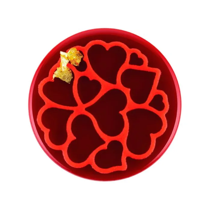 Tapetes texturizadores corazones Mini love 6 cm (6) - Silikomart Professional