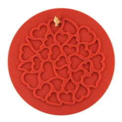 Tapete texturizador corazones love 18 cm - Silikomart Professional