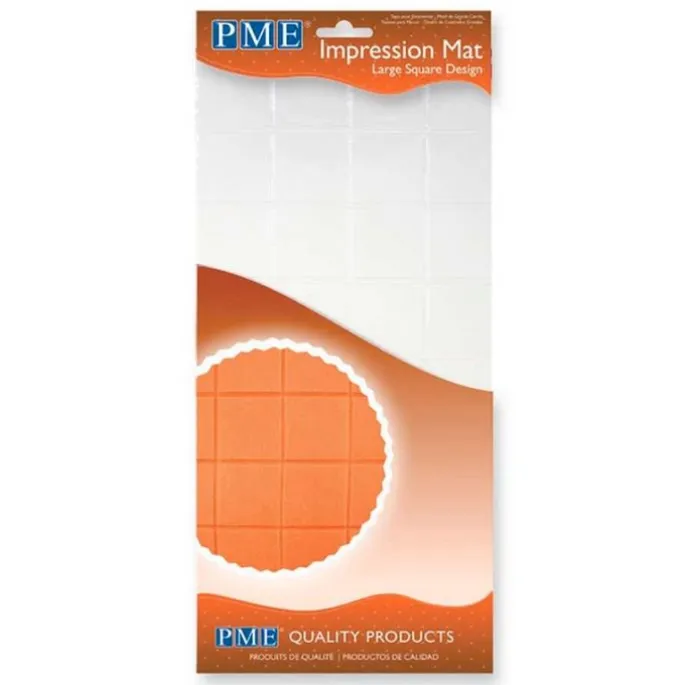 Tapete texturizador cuadrados grandes - PME