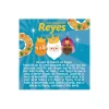 Tarjeta para roscón de Reyes Feliz azul - Dekora