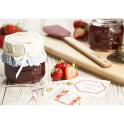 Tarro de cristal con tapa metálica dorada para sellado al vacío 250 ml - Kilner