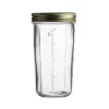 Tarro de cristal medidor con tapa metálica dorada para sellado al vacío 500 ml - Kilner