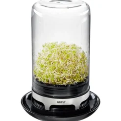 Tarro de cristal para germinar semillas - Acero inoxidable - Gefu