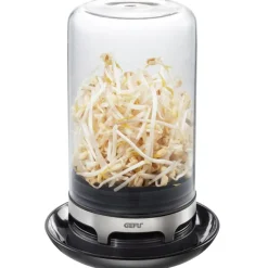 Tarro de cristal para germinar semillas - Acero inoxidable - Gefu