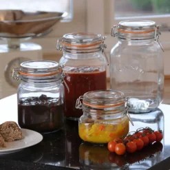 Tarro de cristal redondo con cierre hermético 125 ml - Kilner