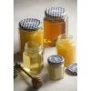 Tarro de cristal redondo con tapa vichy azul 228 ml - Kilner