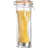 Tarro de cristal redondo laminado con cierre hermético 2,2 litros - Kilner