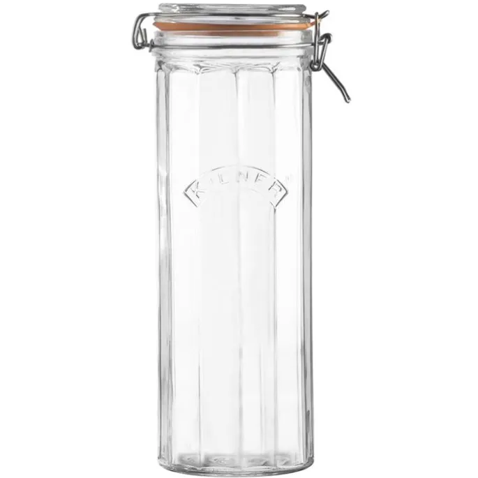 Tarro de cristal redondo laminado con cierre hermético 2,2 litros - Kilner