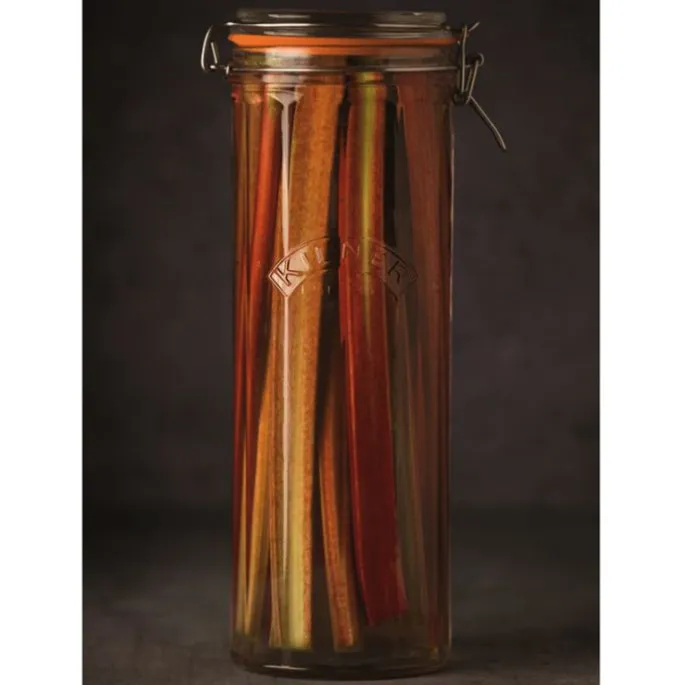 Tarro de cristal redondo laminado con cierre hermético 2,2 litros - Kilner