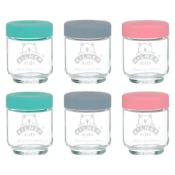 Tarros de cristal con tapa de silicona Kids 190 ml (6) - Kilner