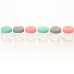 Tarros de cristal con tapa de silicona Kids 190 ml (6) - Kilner
