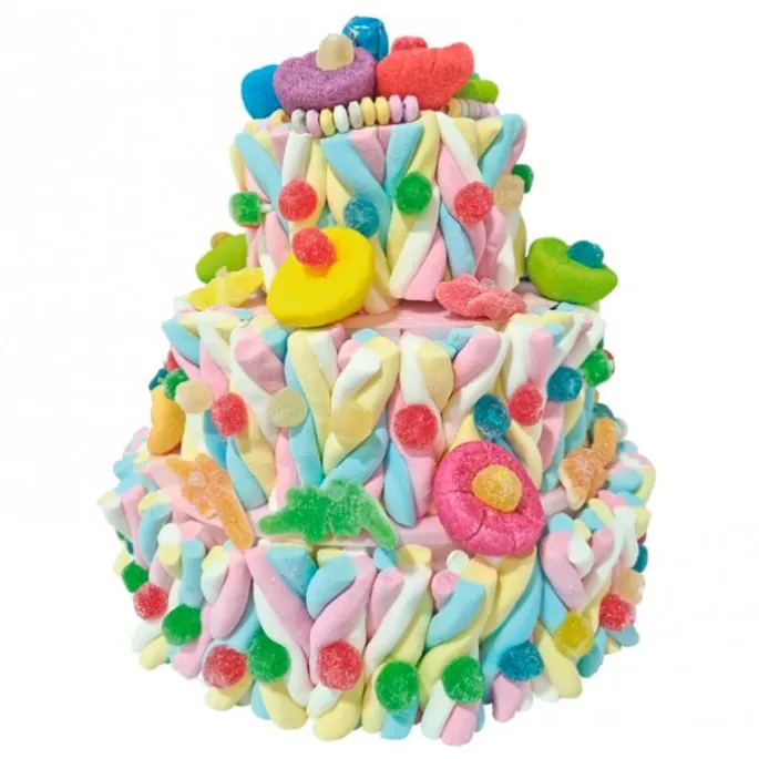 Tarta de gominolas 3 pisos