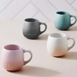 Taza coupe Shell Pink rosa 320 ml - Cerámica de gres - Le Creuset