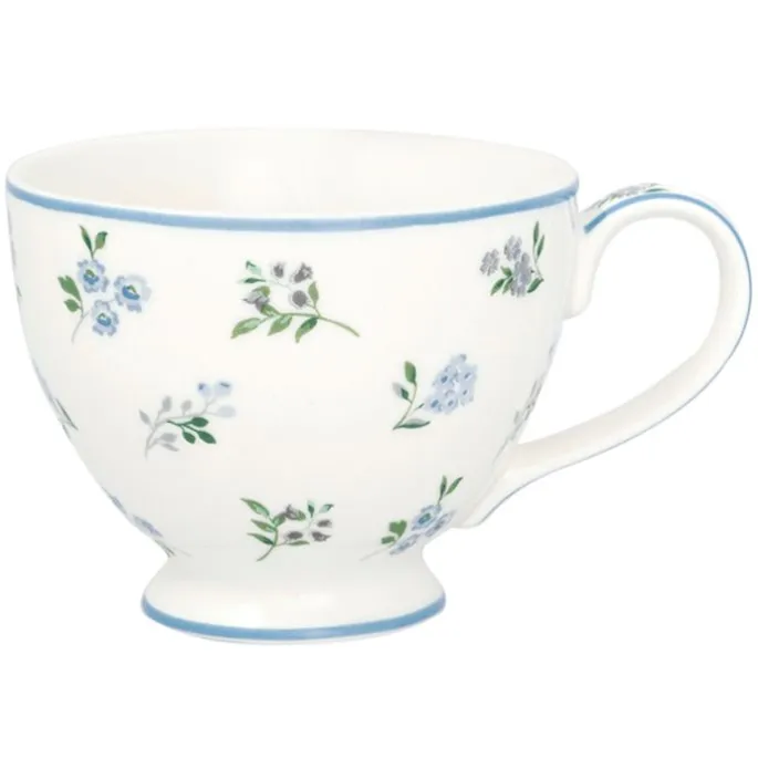Taza de cerámica con asa Christina White 350 ml - GreenGate