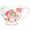 Taza de cerámica con asa Fallulah White 350 ml - GreenGate