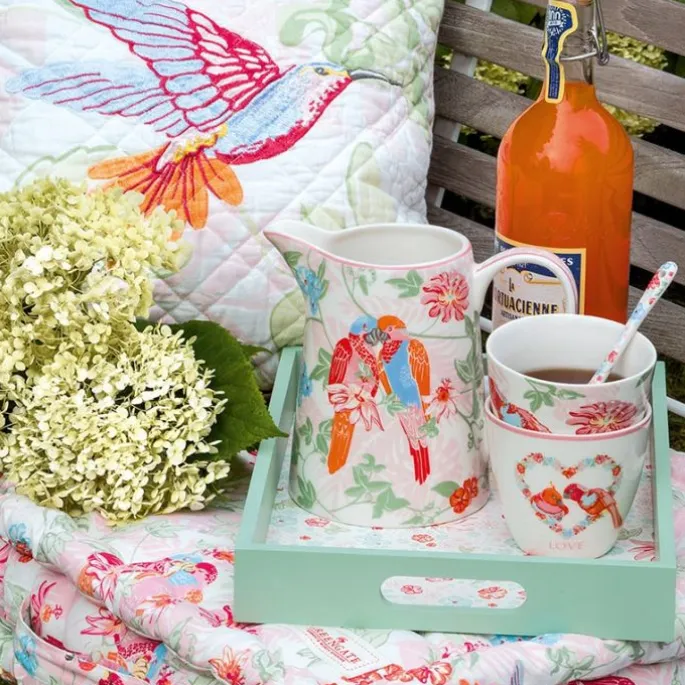 Taza de cerámica con asa Fallulah White 350 ml - GreenGate
