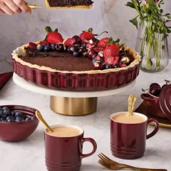 Taza 350 ml rojo granate Garnet - Cerámica de gres - Le Creuset