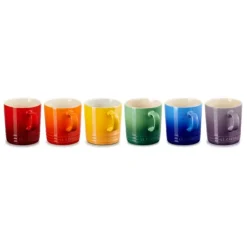 Tazas 350 ml Arcoíris (6) - Cerámica de gres - Le Creuset