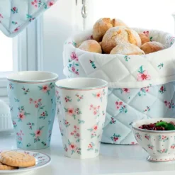Tazón de cerámica alto Sila Pale Blue 400 ml - GreenGate