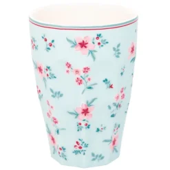 Tazón de cerámica alto Sila Pale Blue 400 ml - GreenGate