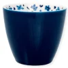 Tazón de cerámica para leche Blue Dahla Inside 350 ml - GreenGate