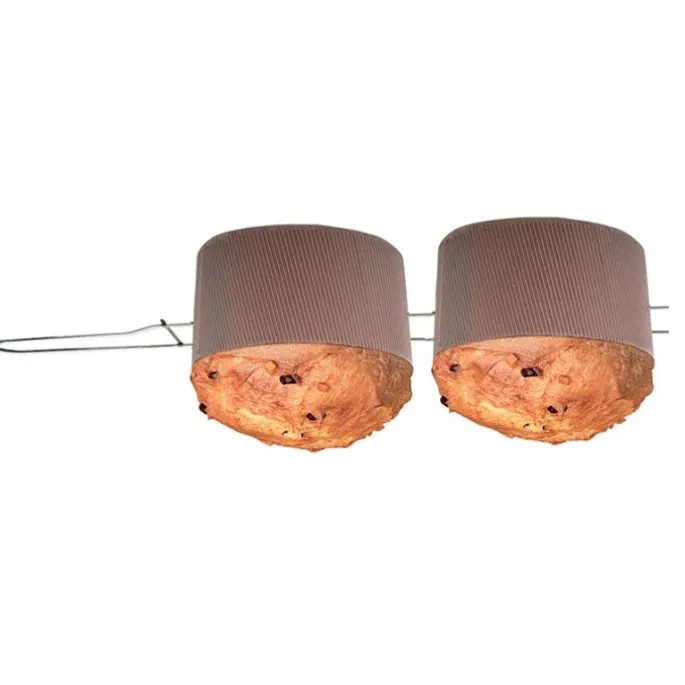 Tenedor pincho para enfriar 2 panettones y colombas boca abajo 62 cm - Decora
