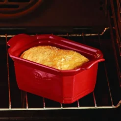Terrina para foie gras con prensa roja 12,5 cm - Cerámica - Emile Henry