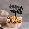 Topper bruja Happy Halloween 14 cm - Dekora