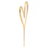 Topper corazón doble dorado 10 cm - Dekora