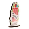 Topper de madera con base The Best Mom in the world 11,5 cm - Dekora