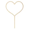 Topper de madera corazón 14 cm - PartyDeco