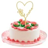Topper dorado corazón Mamá 10 cm - Dekora