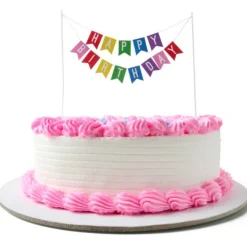 Topper guirnalda Happy Birthday 17,5 cm - Dekora