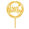 Topper Happy Birthday 10 cm - Dekora
