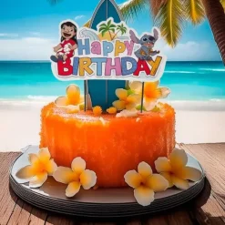 Topper Happy Birthday Lilo y Stitch 17 cm - Dekora