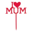 Topper I love mum 12 cm - Dekora