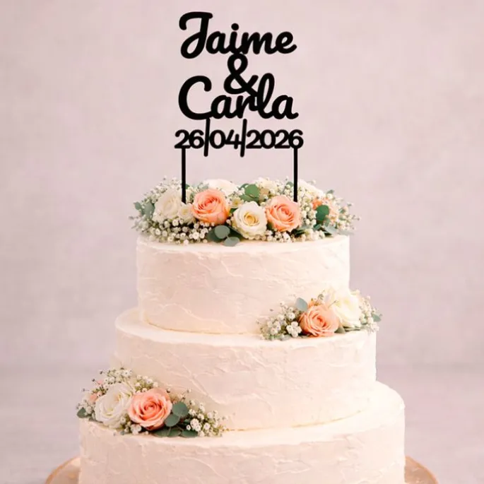 Topper Nombre o Texto Personalizado - 4 líneas