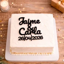 Topper Nombre o Texto Personalizado - 4 líneas