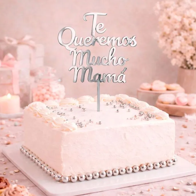 Topper Nombre o Texto Personalizado - 4 líneas