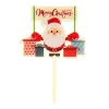 Topper Papá Noel Merry Christmas 10 cm - Dekora
