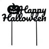 Topper para tartas Happy Halloween y calabaza 18 cm
