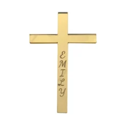 Topper personalizado cruz comunión nombre grabado - Varios tamaños