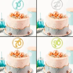 Topper personalizado décadas