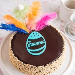 Topper personalizado Huevo de Pascua Varios diseños (8 cm)